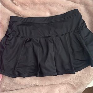 Black athletic skirt